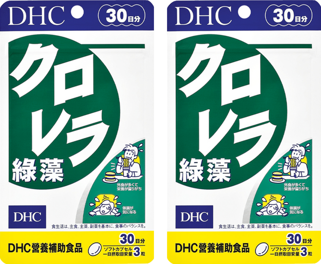 DHC 台灣公司貨 綠藻 30日份, 90顆, 430mg, 2包