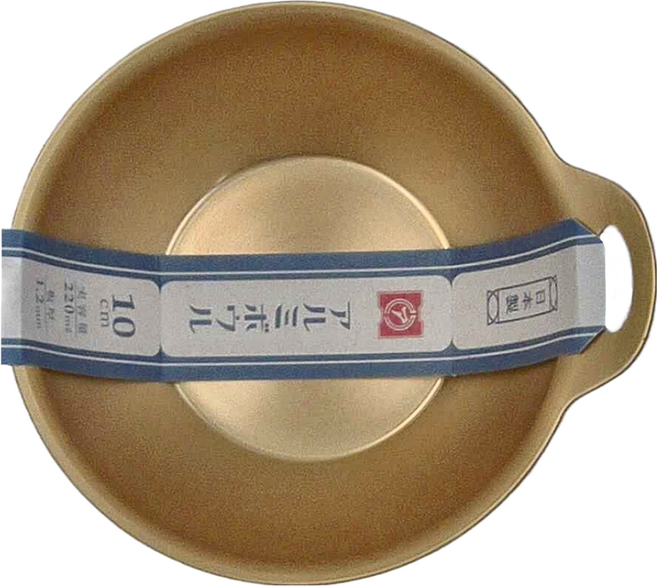 hokua 北陸 小伝具 日本製 鋁製 單耳調理碗 10 x 4.3cm 1個