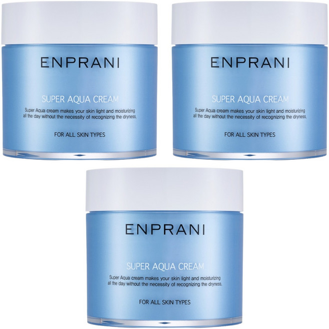 ENPRANI 超級水潤霜, 200ml, 3個