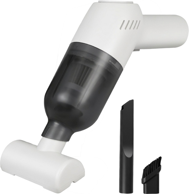 aibo 62.24W 手持 無線吸塵器 附充電線 毛刷 平板吸頭 扁嘴吸頭 白色 LY-CK398 迷你輕量 HEPA過濾