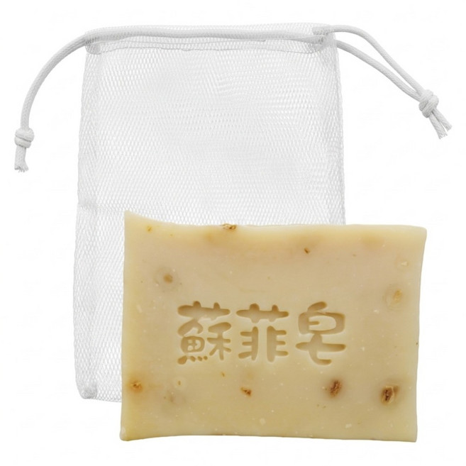 Sophie Savon 蘇菲皂 家事皂/黃金家事皂/柚皮酵素家事皂 附網袋, 100g, 1組
