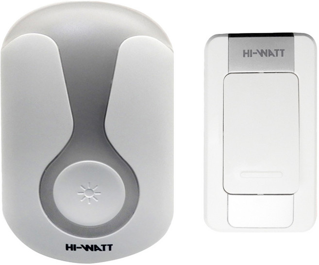 HI-WATT 海威特 超高頻看護專用鈴 插電式 HW-A12 門鈴 + 按鍵, 1組