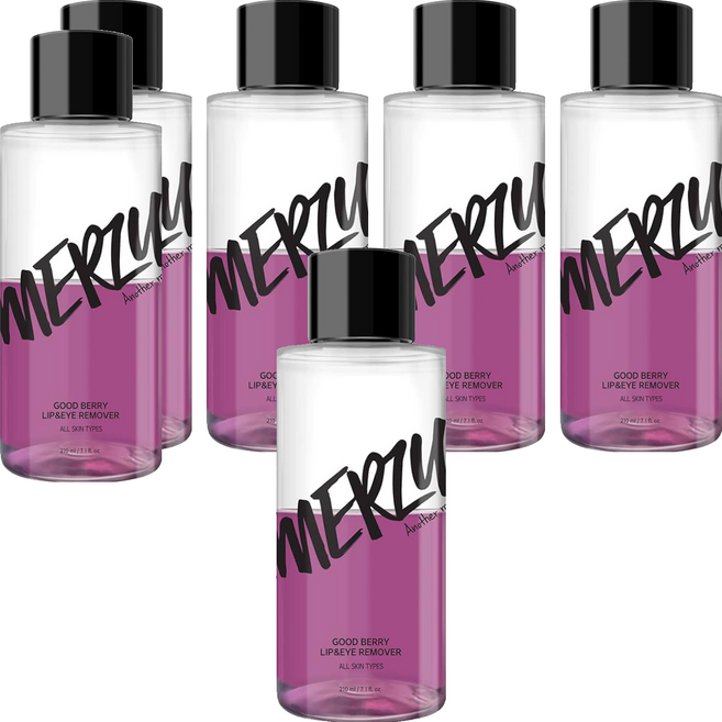 MERZY 韓國原廠直供 Good Berry眼唇卸妝液, 210ml, 6瓶