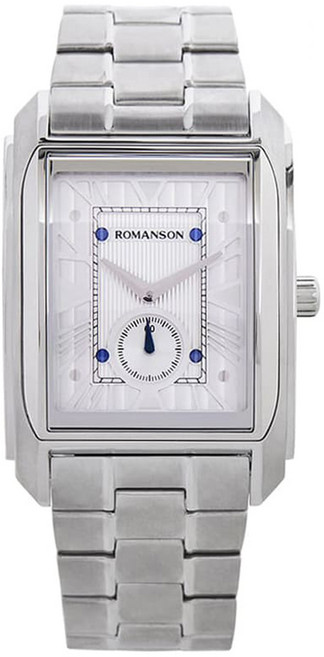 ROMANSON 男士金屬手錶 RWTMJM7A2500WHSI0 + 禮品包裝
