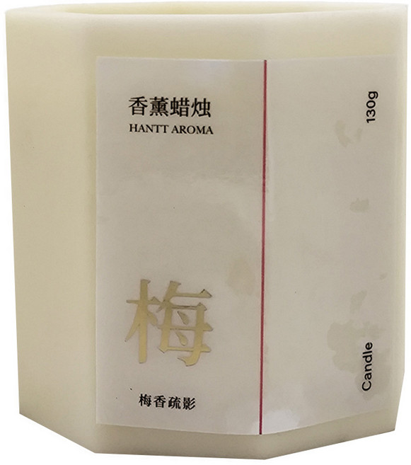 澳洲天然 紅木芯八角瓶 香氛蠟燭, 梅香疏影, 130g, 1件