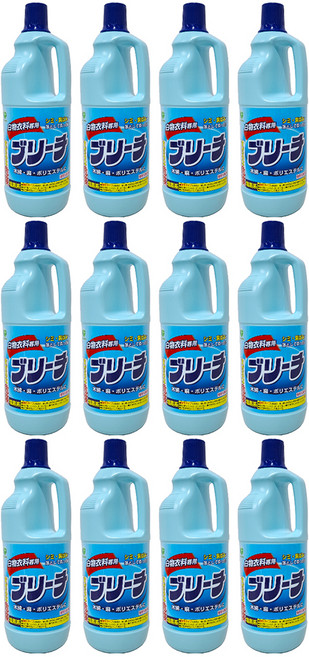 第一石鹼 Laundry Club 漂白劑 白色衣專用, 1.5L, 1入, 12瓶