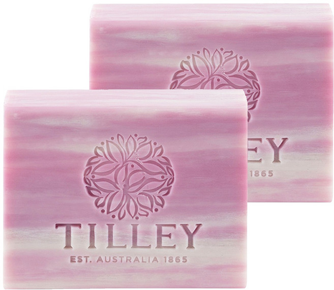 TILLEY 緹莉 經典香皂 牡丹玫瑰, 100g, 2個