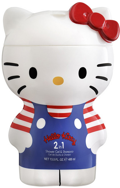 AIR-VAL Hello Kitty 凱蒂貓2合1沐浴洗髮精 限量收藏版, 400ml, 1瓶