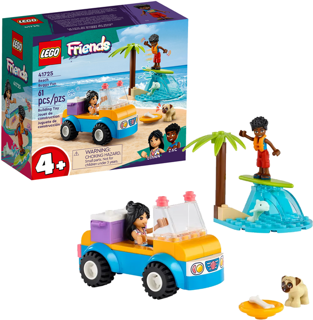 LEGO 41725 好朋友系列 歡樂沙灘越野車 Beach Buggy Fun, 1盒