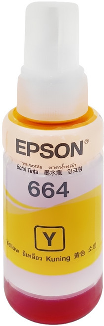 EPSON 原廠墨水 T664400 70ml, 黃色, 1瓶