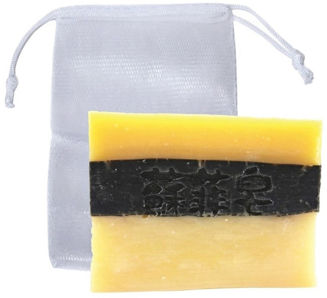 Sophie Savon 蘇菲皂 涼爽限定 清爽炭肌皂 附網袋, 100g, 1組
