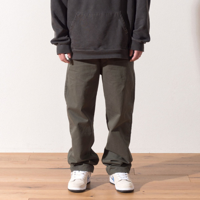 QT8 GARMENTS ND Cotton Fatigue 寬版長褲