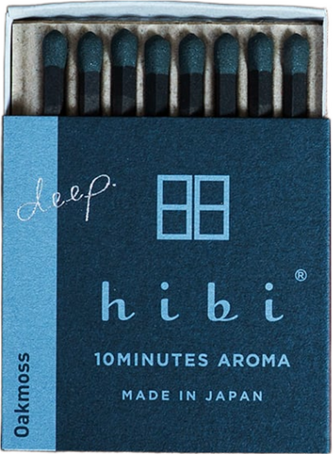 hibi 香氛火柴 8入組, 橡木苔