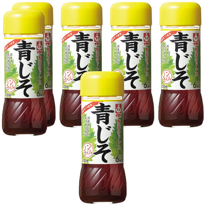IKARI 青紫蘇風味沙拉醬, 6個, 200ml