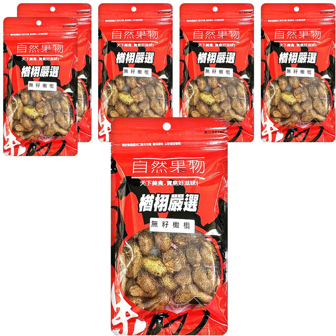 楢栩 無籽橄欖, 180g, 6包