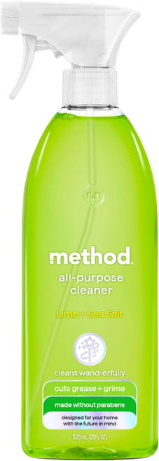 method 美則 全效多功能清潔劑 萊姆海鹽, 828ml, 1瓶