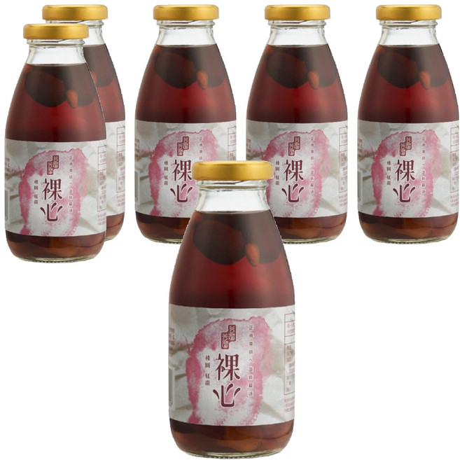 GULIUGULIU 谷溜谷溜 裸心 桂圓紅棗, 295ml, 6瓶