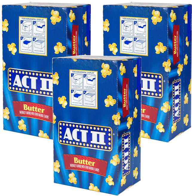 ACTⅡ 爆米花 奶油口味, 78g, 54包