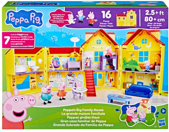 Hasbro 孩之寶 佩佩家大房屋遊戲組, 混和顏色, 1組
