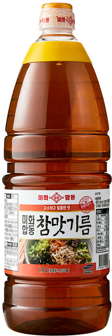 Mihwahapttong 純芝麻油, 1個, 1.8L