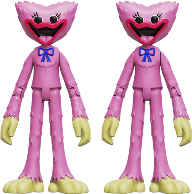 PHATMOJO Poppy Playtime 可動公仔 Kissy Missy AF7702, 2個