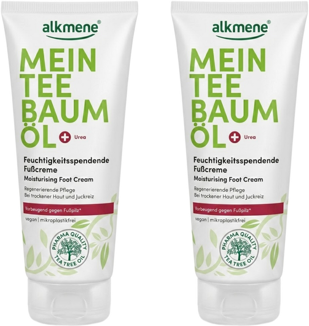 alkmene 歐珂蔓 台灣公司貨 我的茶樹精油保濕護足霜 100ml, 1條, 2條