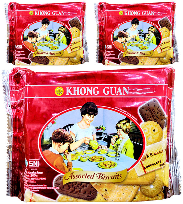 KHONG GUAN 康元 綜合餅乾, 300g, 3包