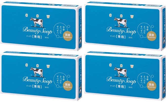 COW STYLE 牛乳石鹼 滋潤香皂 茉莉清爽, 85g, 12個