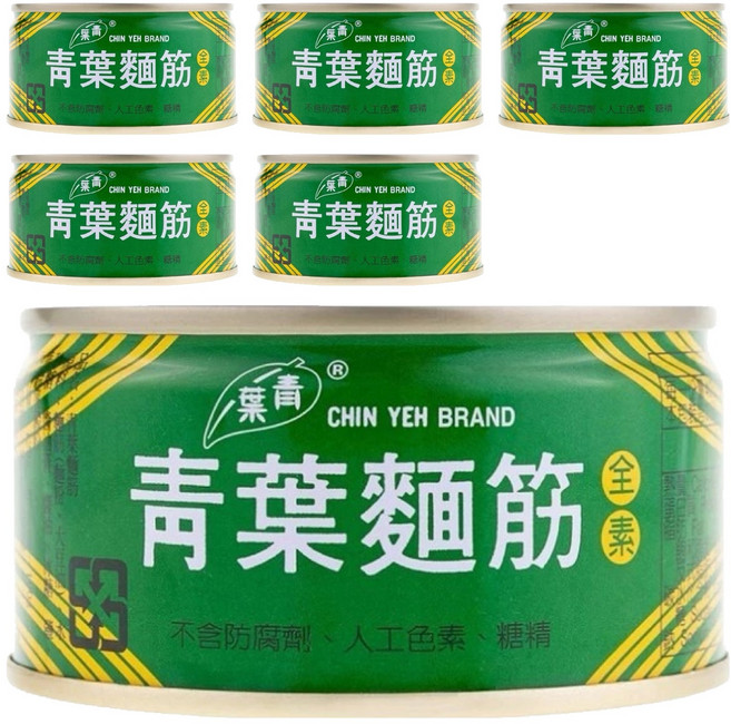 青葉 麵筋, 120g, 6罐