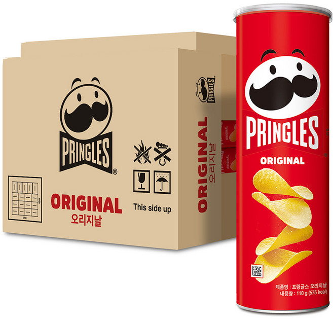 PRINGLES 品客 原味, 24個, 110g