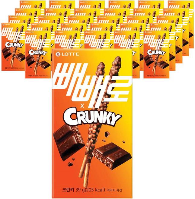 PEPERO Crunky, 39g, 40個