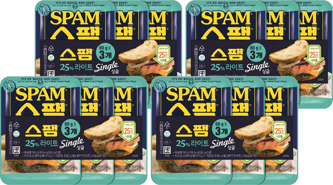 SPAM 減量版, 80g, 12個