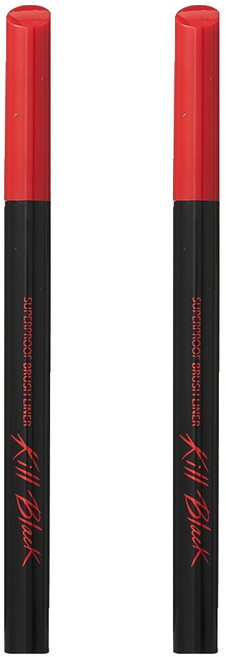 CLIO 珂莉奧 超防水刷頭眼線液 Kill 0.5ml, 黑色, 2個