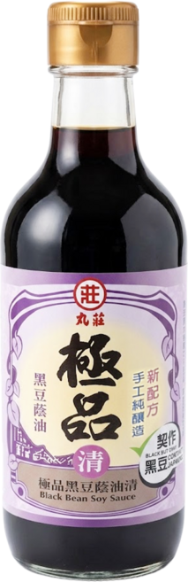丸莊醬油 極品黑豆蔭油清, 300ml, 1瓶