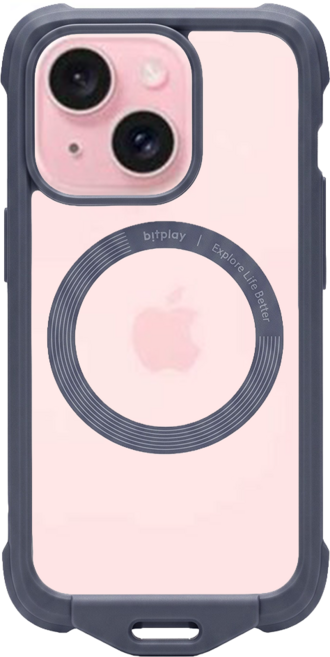 bitplay Wander Case 手機 磁吸隨行殼 iPhone 15 Pro 深灰藍