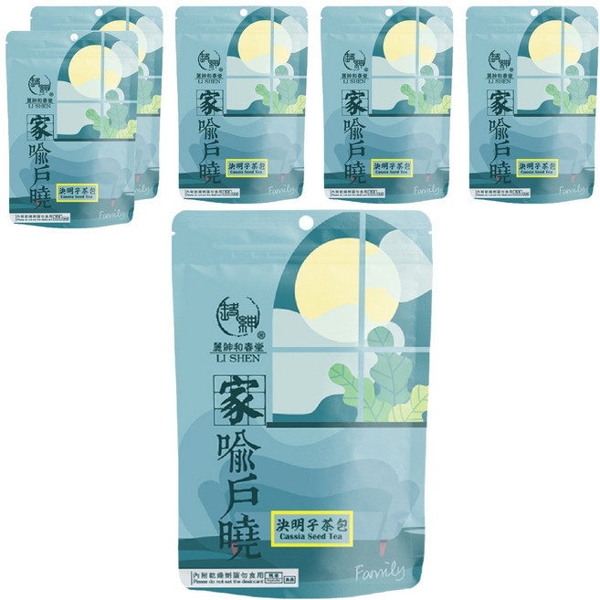 麗紳和春堂 決明子茶包, 10包, 6g, 6袋