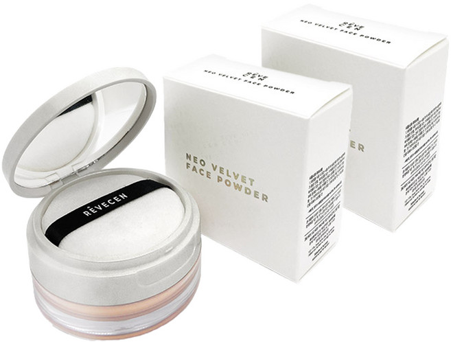 REVECEN Neo絲絨防水定妝蜜粉 15g, Blending, 2盒