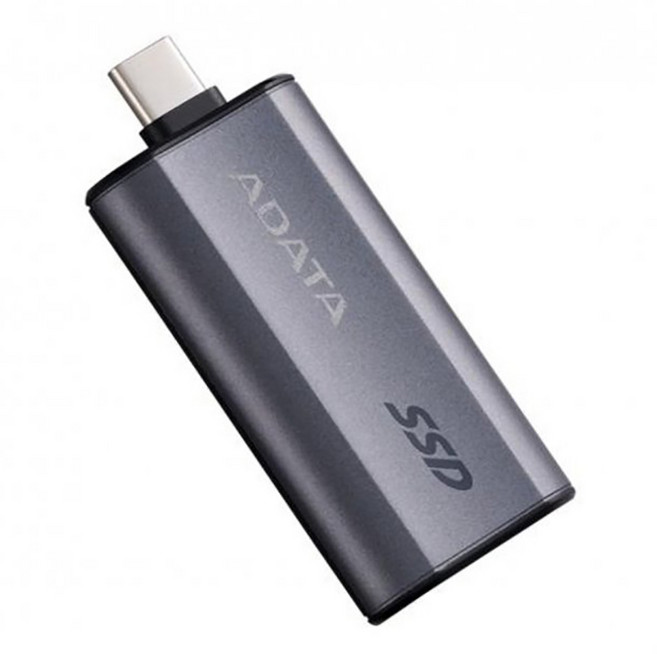 ADATA 威剛 外接式固態硬碟SSD SC750, 500GB, 鈦灰