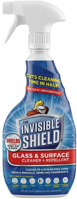 INVISIBLE SHIELD 奈米撥水亮光清潔劑 玻璃 陶瓷表面適用, 25oz, 1瓶