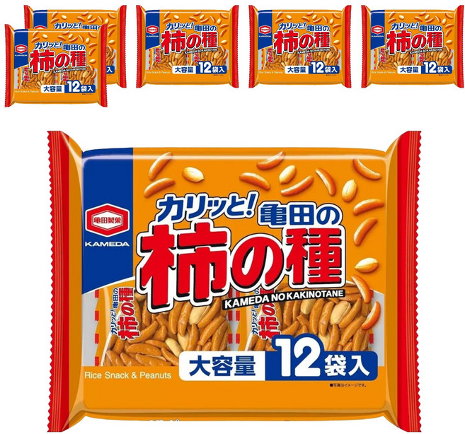 龜田製菓 柿種米果, 360g, 6袋