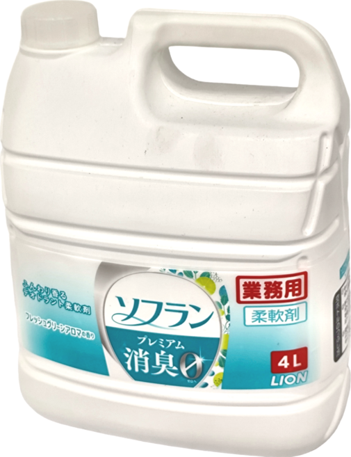 LION 獅王 Soflan 香氛柔軟精 花果薰香 4L, 1桶
