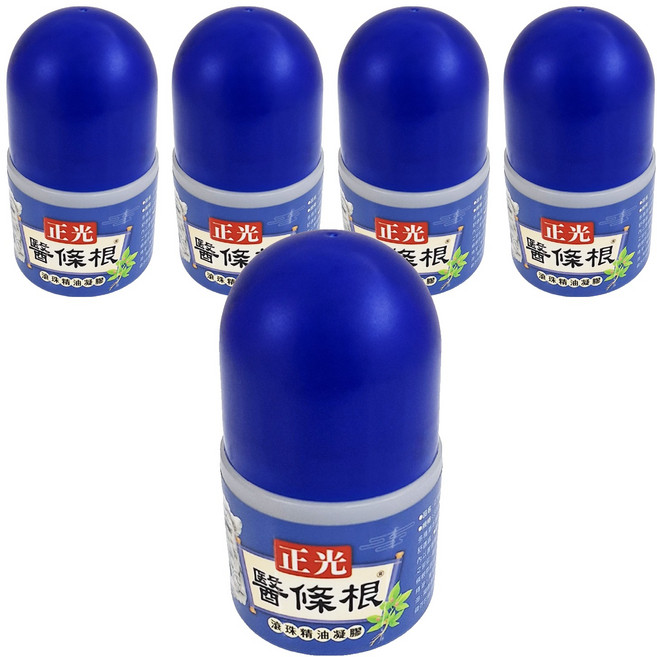 正光 醫條根 滾珠精油 涼感, 30ml, 5個