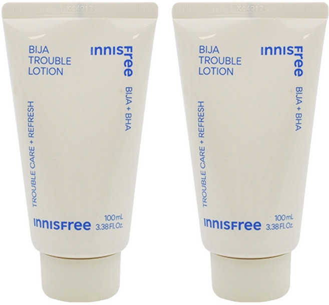 INNISFREE 台灣公司貨 香榧鬥荳調理乳 專為痘痘肌, 100ml, 2條