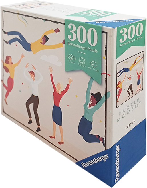 Ravensburger 維寶拼圖 9歲以上, 300片, 派對人群, 1盒