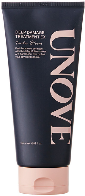 UNOVE 深層受損修護髮膜 EX 柔嫩花開, 1個, 320ml