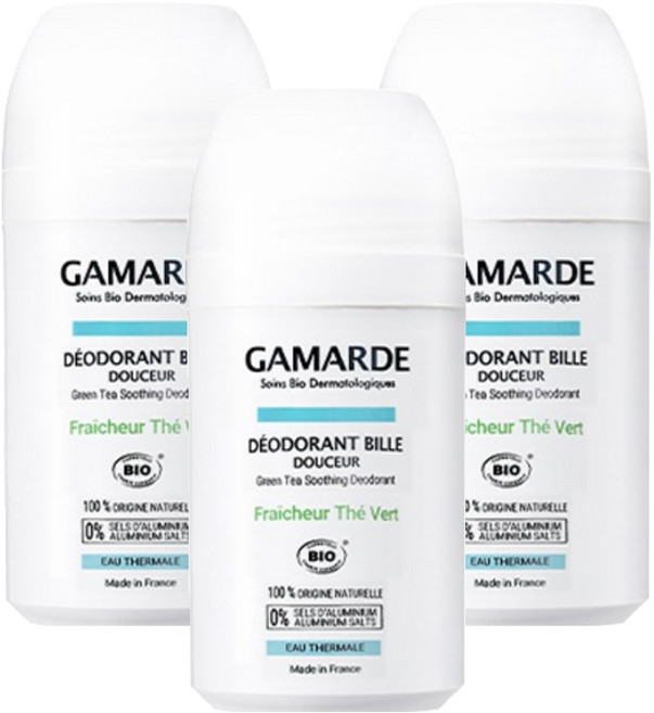 GAMARDE 珂瑪德 綠茶舒緩體香劑, 50ml, 3個