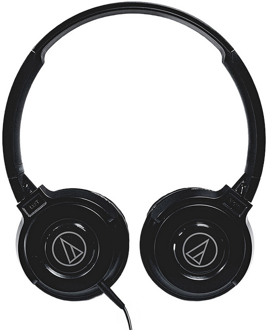 audio-technica 鐵三角 智慧型手機用可折疊頭戴式耳機 原廠保固, ATH-S100IS(BK), 黑色