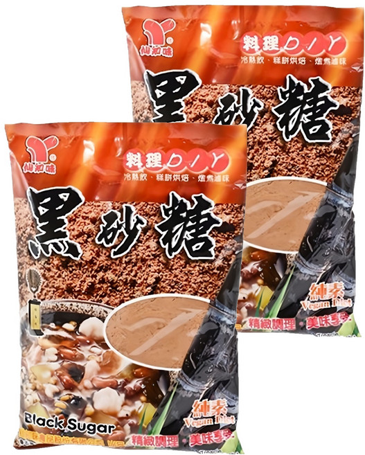 仙知味 黑砂糖, 500g, 2入