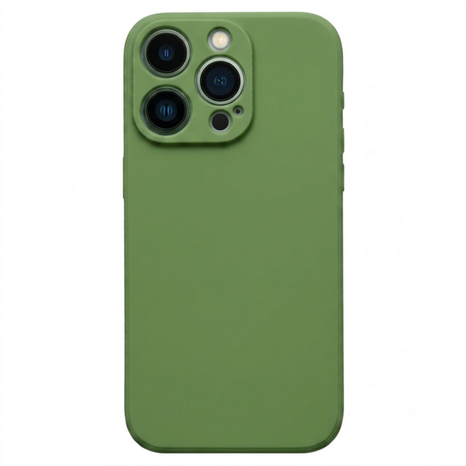 無品牌 手機保護殼 iPhone 16 Pro 磨砂 馬卡龍色 TPU 抹茶綠