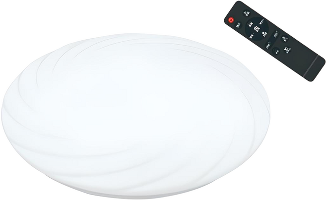 HAPPYBRIGHT 樂亮LED照明 輕快裝吸頂燈 63W 四段調色 遙控 HBV263VZ 56 x 10.5cm, 白色